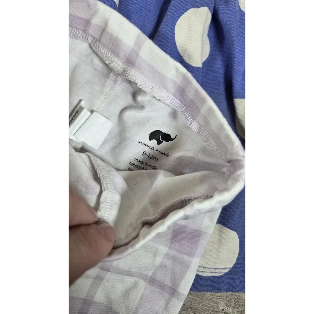 Hanna Andersson Baby Bundle 6–12m Organic Cotton Bodysuit Leggings Monica + Andy